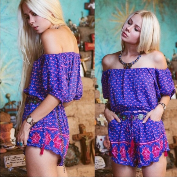 Spell & The Gypsy Sunset Rodeo Romper - Picture 1 of 5